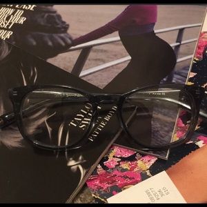 Warby Parker Lyle glasses in beach glass